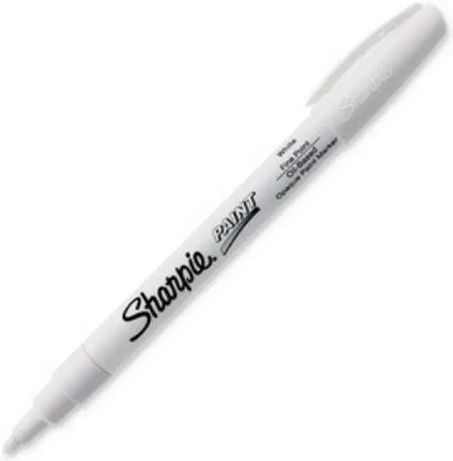Alt view image 4 of 5 - Permanent Paint Marker, Fine Point, White