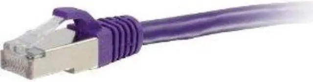 Alt view image 2 of 10 - C2G 2FT CAT6 SNAGLESS SHIELDED (STP) NETWORK PATCH CABLE - PURPLE