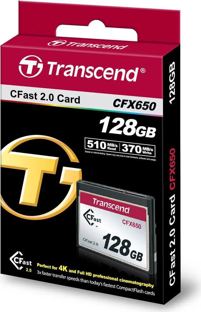 Alt view image 2 of 16 - 128GB CFAST 2.0 SATA III TURBO MLC, WIDE OPERATING TEMPERATURE -5C - 70C, ANTI-V