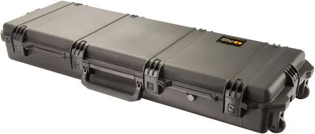 Alt view image 4 of 10 - Pelican Storm Cases iM3200 Dry Box w/Wheels, 44x14x6in Interior, Black, No Foam