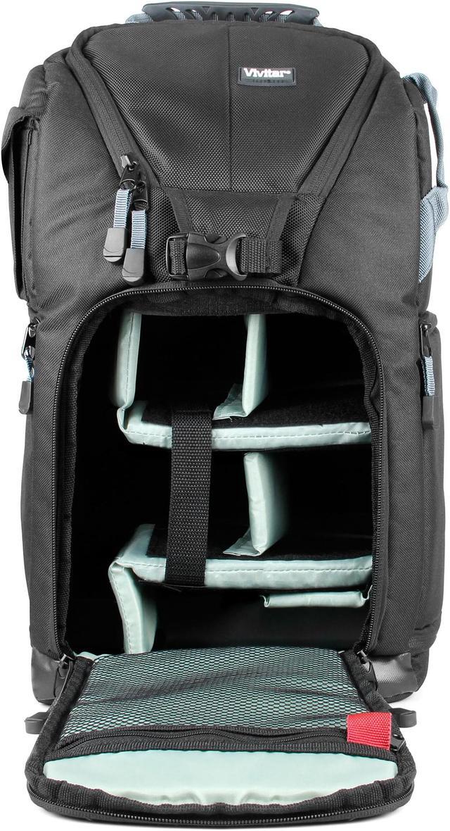 Alt view image 11 of 19 - Vivitar DKS-18 Photo/SLR/Laptop Sling Backpack - Black