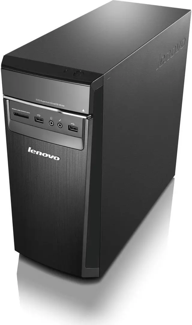Alt view image 2 of 5 - Lenovo Desktop Computer H50 (90BG003KUS) AMD A10-7800 8GB DDR3 1TB HDD 120GB SSD AMD Radeon R9 360 2 GB GDDR5 Windows 10 Home 64-Bit