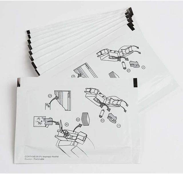 Alt view image 2 of 4 - ISOPROPANOL CLEANING CARD KIT 10/PACK FOR SP35,SP55,SP75