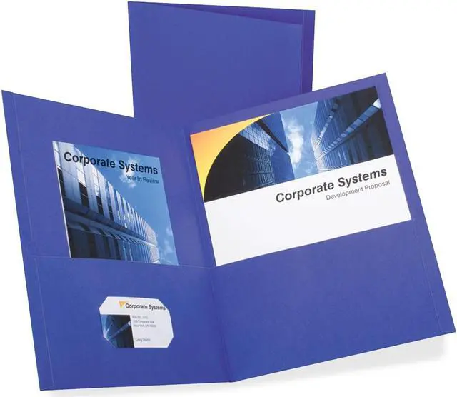 Alt view image 2 of 2 - Oxford Twin Pocket Folders