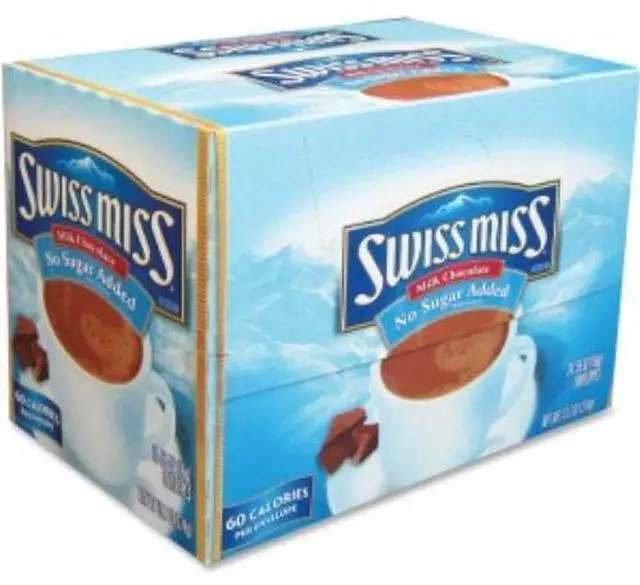 Alt view image 3 of 4 - ConAgra Swiss Miss No Sugar Added Hot Cocoa Mix