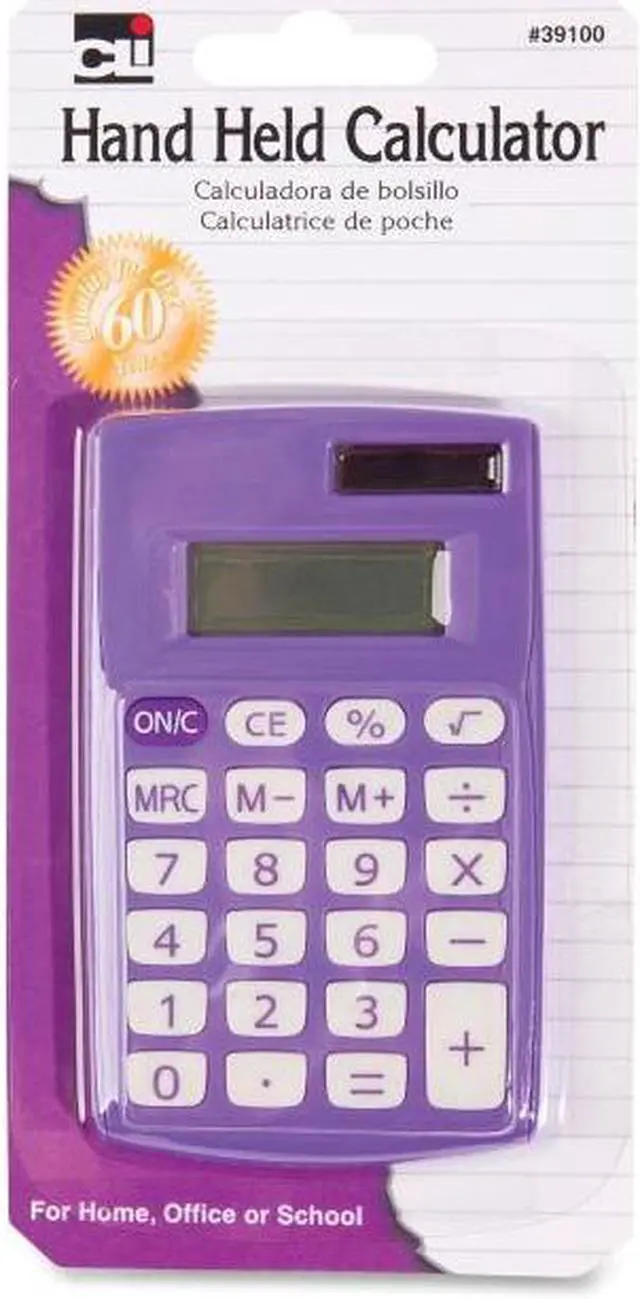 Alt view image 2 of 2 - Charles Leonard 8-digit Hand Held Calculator
