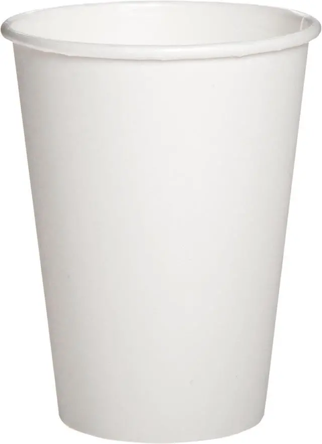 Main image of Disposable Hot cup 12 oz. White, Paper, Pk1000 ZORO SELECT 2342W