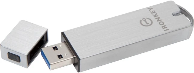 Alt view image 2 of 17 - Kingston IKS1000E/8GB Ironkey Enterprise S1000 - Usb Flash Drive - Encrypted - 8 Gb - Usb 3.0 - Fips 140-2 Level 3