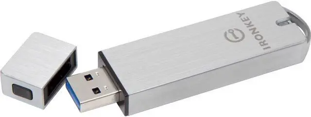 Alt view image 2 of 10 - Kingston IKS1000E/32GB Ironkey Enterprise S1000 - Usb Flash Drive - Encrypted - 32 Gb - Usb 3.0 - Fips 140-2 Level 3