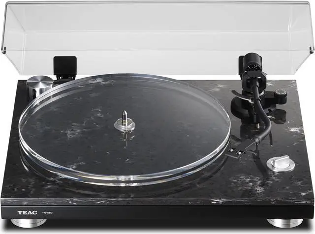 Alt view image 2 of 15 - TEAC TN-550 2-Speed Analog Turntable with Cartridge (Black)