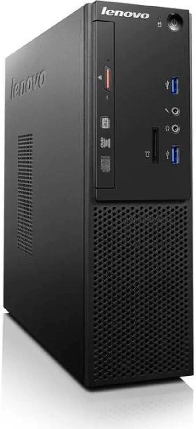 Alt view image 2 of 4 - Lenovo S510 10KY002AUS Desktop Computer - Intel Core i3 (6th Gen) i3-6100 3.70 GHz - Small Form Factor - Black