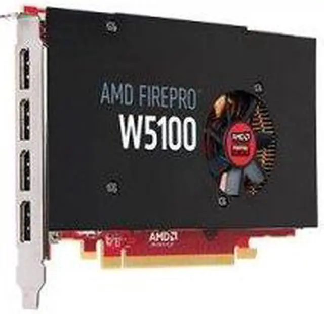 Alt view image 2 of 3 - HP FirePro W5100 Graphic Card - 930 MHz Core - 4 GB GDDR5 - PCI Express 3.0 x16 - Full-length/Full-height - Single Slot Space Required