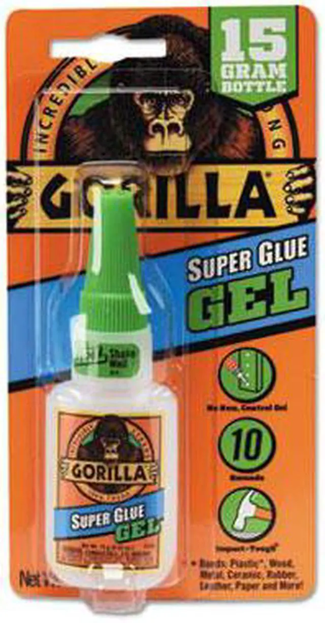 Alt view image 3 of 20 - Gorilla Super Glue Gel - 0.53 oz - 1 Each - Clear - OEM