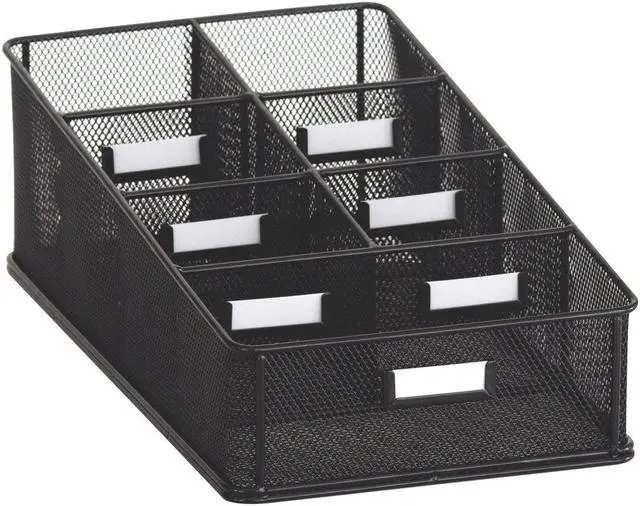 Alt view image 6 of 20 - Safco Organizer,Hsptly,7c,Bk 3291BL