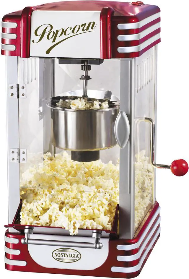 Alt view image 5 of 11 - Nostalgia Electrics 23x15-in. Retro Series Kettle Popcorn Maker