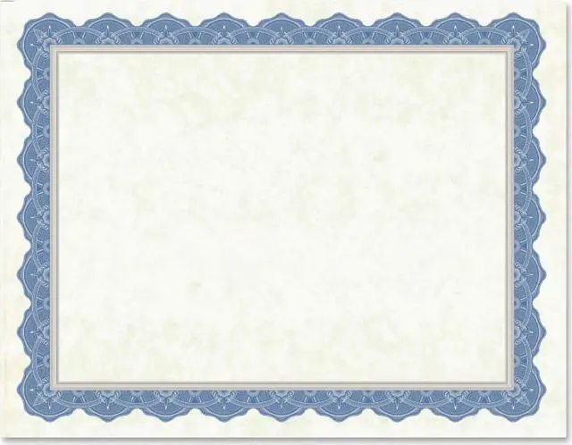 Alt view image 5 of 6 - Geographics Drama Blue Border Blank Certificates - 8.50" x 11" - Inkjet, Laser Compatible with Blue Border15 / Pack  GEO