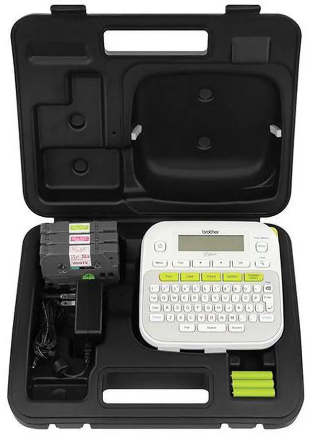 Alt view image 2 of 9 - Brother CCD210 Pt-D210 Hard Carrying Case
