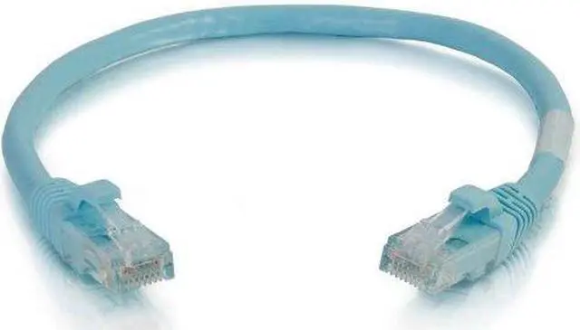 Alt view image 2 of 5 - C2G 00770 Cat6A Snagless Unshielded (Utp) Network Patch Cable - Patch Cable - Rj-45 (M) To Rj-45 (M) - 20 Ft - Utp - Cat 6A - Molded, Snagless, Stranded - Aqua