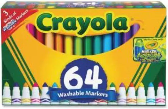Alt view image 3 of 20 - Crayola 64ct Marker Collection