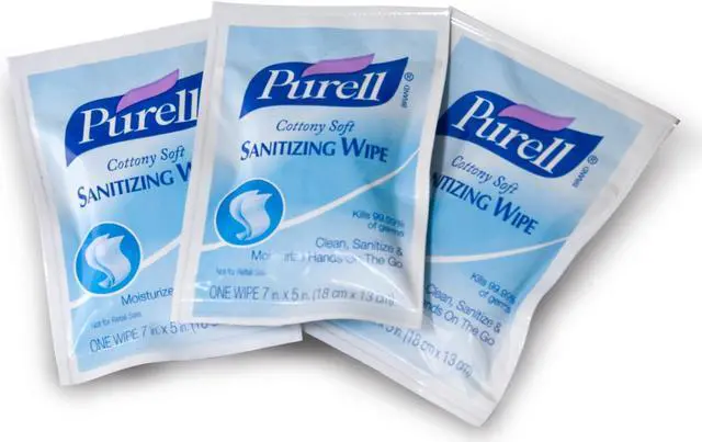 Alt view image 2 of 9 - Cottony Soft Hand Sanitizing Wipes, Single Packets, PK1000 PURELL 9026-1M