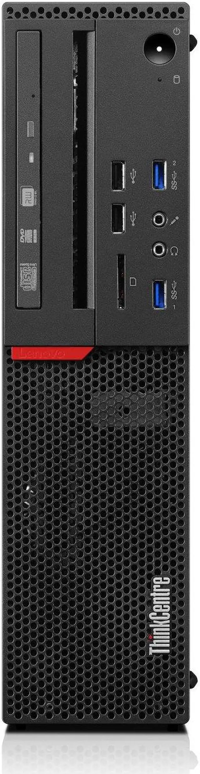 Alt view image 7 of 10 - Lenovo ThinkCentre M900 10FH0028US Desktop Computer - Intel Core i5 i5-6500 3.20 GHz - Small Form Factor - Black