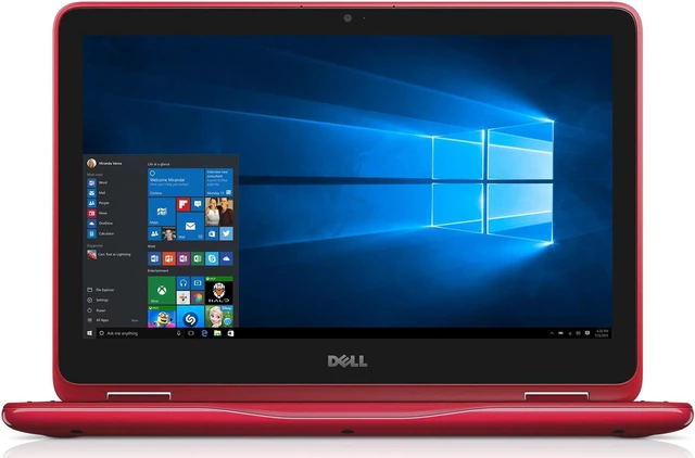 Alt view image 4 of 15 - Dell Inspiron i3179-0000RED 11.6" HD 2-IN-1 Laptop (7th Generation Intel Core m3-7Y30, 4GB RAM, 500GB HDD) RED