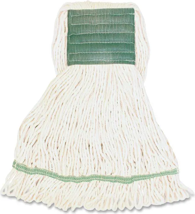 Alt view image 2 of 2 - Gojo Synthetic Blend Wide Band Looped Mop 16oz. White MWH5BEA