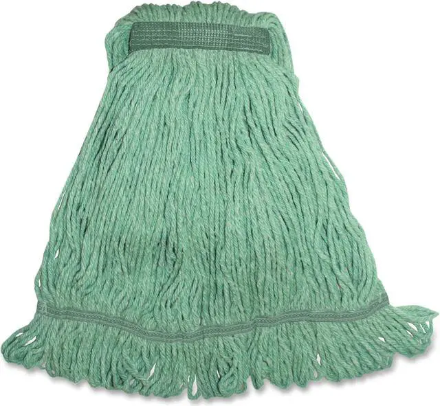 Alt view image 2 of 3 - Gojo Med Blend Narrow Band Wet Mop Green MGR1BEA