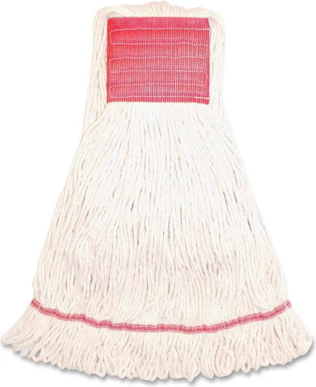 Alt view image 2 of 3 - Gojo Synthetic Lg Blend Wet Mop Wide Band Loop 21oz. WE LWH5BEA