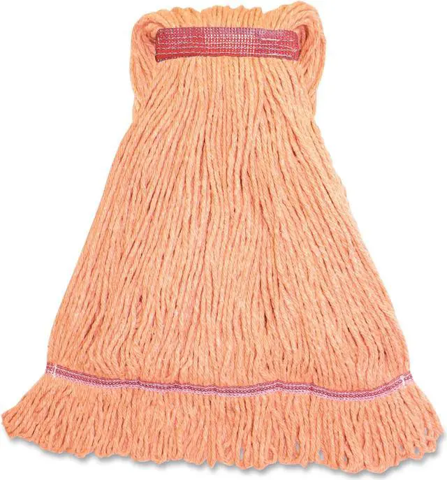 Alt view image 2 of 5 - Gojo Narrow Band Blend Lg Loop Wet Mop 12oz. Orange LOR1BEA