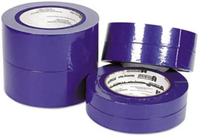 Alt view image 2 of 5 - Innovera PT14025 Premium Blue Masking Tape W/Bloc-It Technology, 24Mm X 54.8M, Blue, 2/Pack