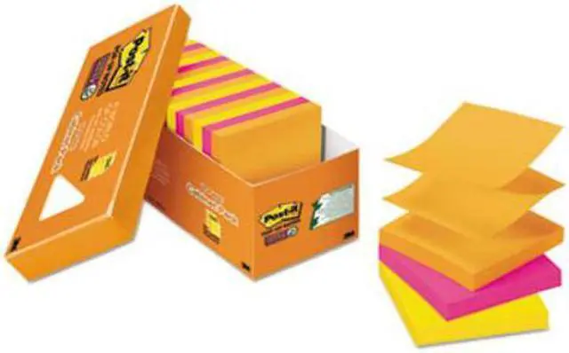 Alt view image 2 of 2 - Post-it Rio de Janeiro Super Sticky Pop-up Notes Cabinet Pack