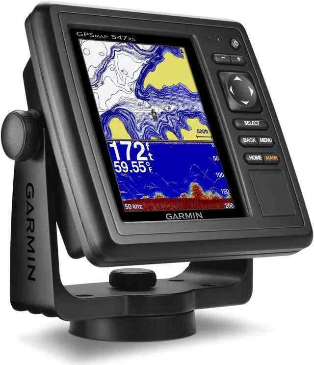 Alt view image 14 of 15 - Garmin GPSMAP 547xs Marine Chartplotter