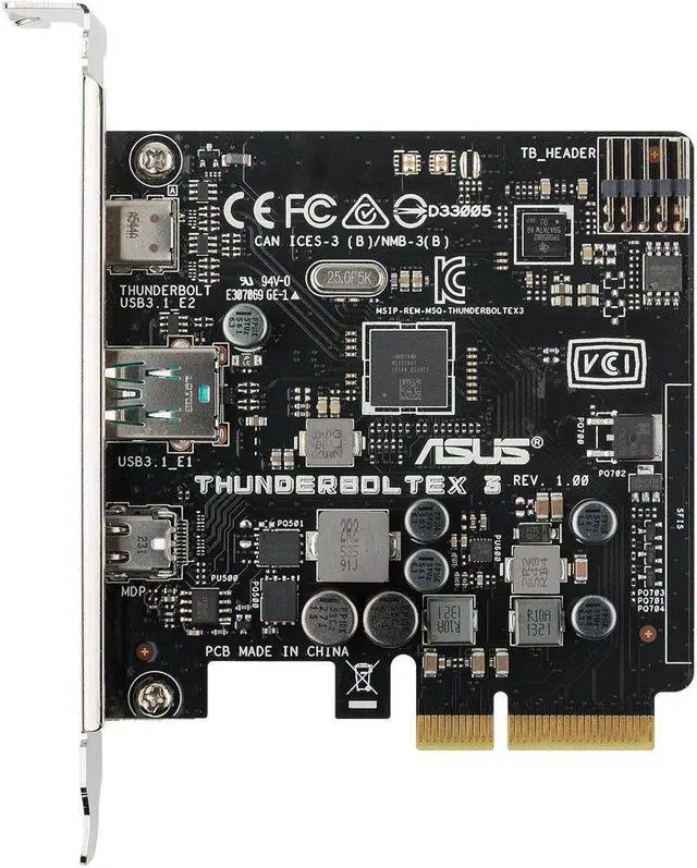 Alt view image 6 of 20 - Asus Thunderboltex 3 Thunderbolt/Usb Adapter