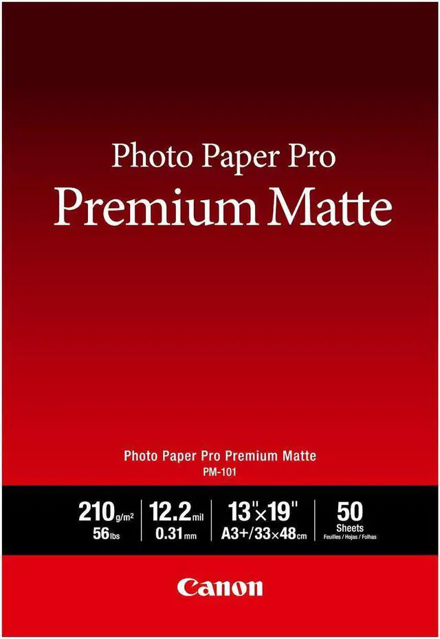 Main image of Canon PM-101 Matte Premium Photo Paper (13x19"), 50 Sheets #8657B010