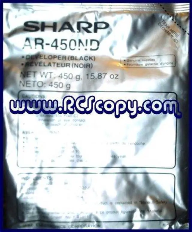 Alt view image 2 of 2 - Sharp AR450ND  OEM Copier Developer