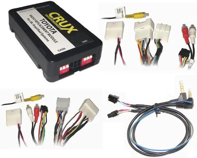Alt view image 2 of 7 - CRUX SWRTY-61J Radio Replacement with SWC & JBL Amp Retention (for Toyota/Lexus Vehicles 2003-2011)