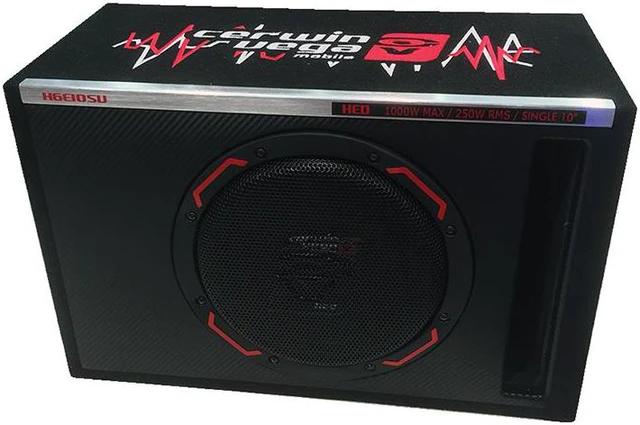 Alt view image 2 of 6 - HED(R) Series Single Subwoofer in Vented Enclosure (10") - H6E10SV