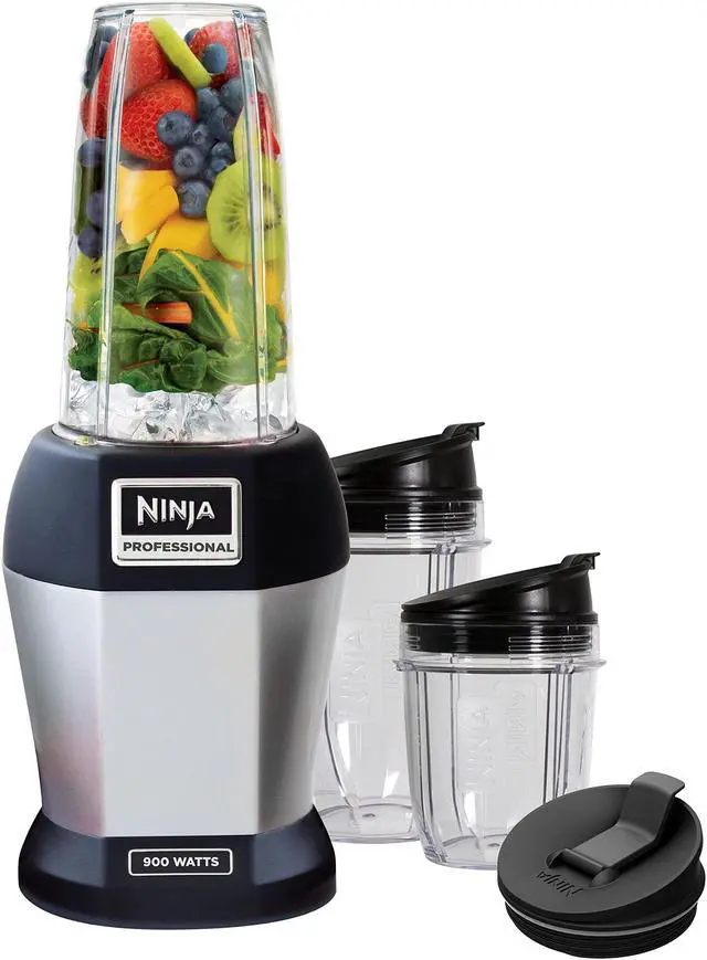Alt view image 4 of 20 - Ninja BL456 Nutri Ninja Pro Blender, Black/Silver