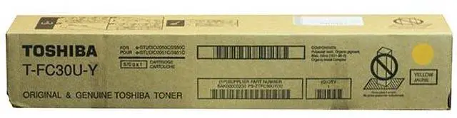 Main image of TOSHIBA TFC30U-Y YELLOW TONER