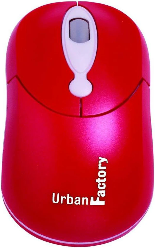 Alt view image 2 of 7 - URBAN FACTORY CM10UF CRAZY MOUSE RED OPTICAL