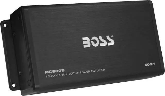 Alt view image 3 of 20 - BOSS Audio ASK904B.64 4-Channel Bluetooth Amp with 4 speakers White