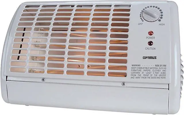 Alt view image 3 of 4 - Portable Fan Forced Radiant Heater with Thermostat