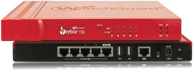 Main image of WatchGuard Firebox T30-W Network Security/Firewall Appliance