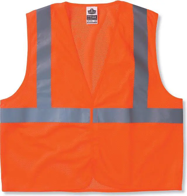 Alt view image 2 of 12 - 8205HL 4XL/5XL Orange Class 2 Super Econo Vest