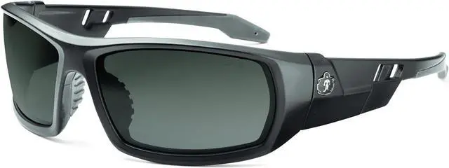 Main image of Ergodyne 50430 Skullerz Odin Safety Glasses, Matte Black Frame/Smoke Lens, Nylon/Polycarb