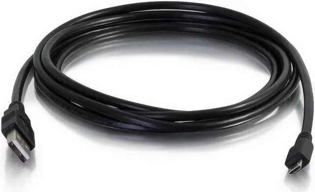 Alt view image 2 of 9 - C2G 27395 15FT USB 2.0 A TO MICRO-B CABLE M/M - BLACK (4.6M)