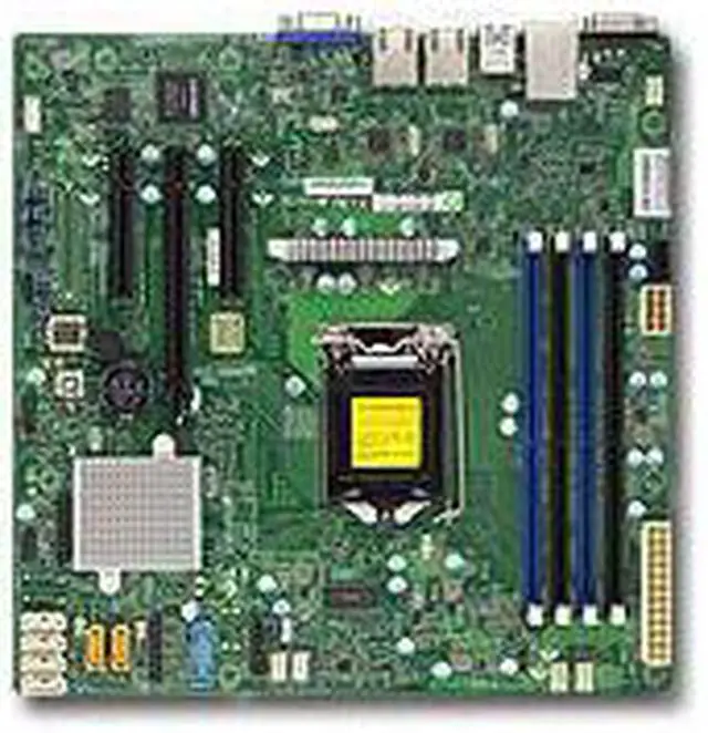Alt view image 2 of 4 - SUPERMICRO X11SSL-F-O Supermicro X11SSL-F-O LGA1151 Intel C232 DDR4 SATA3 and USB3.0 V and 2GbE MicroATX Motherboard