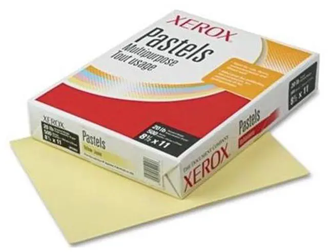 Alt view image 4 of 11 - Xerox Vitality Pastel Multipurpose Paper 8 1/2 x 11 Yellow 500 Sheets/RM 3R11053