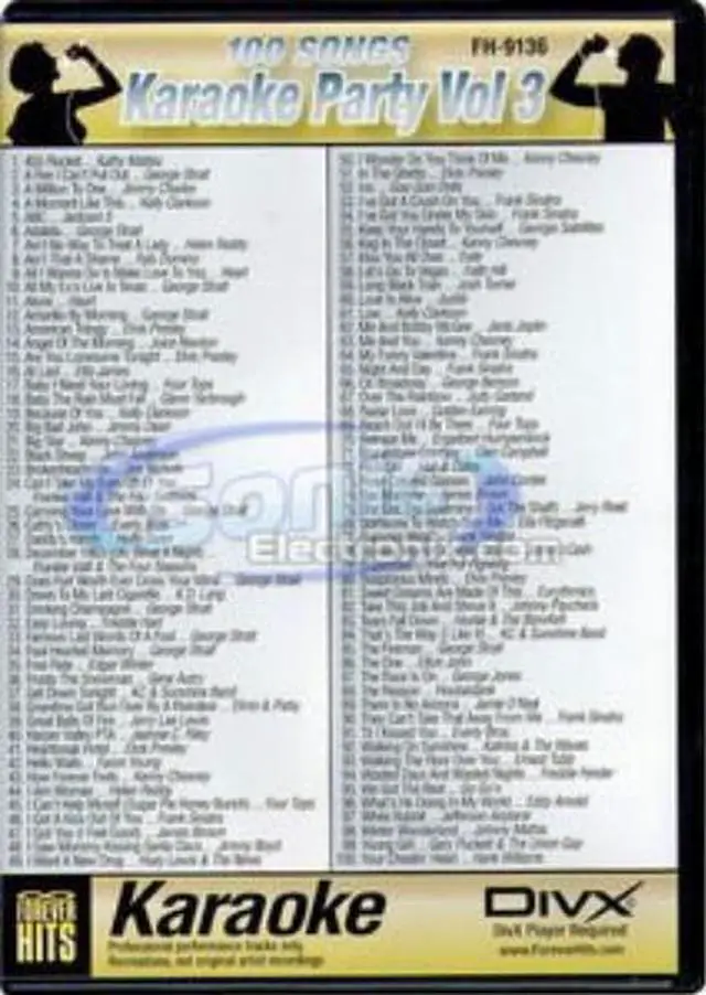 Main image of Vocopro KARAOKEPARTYVOL3 100 Songs On One Disc